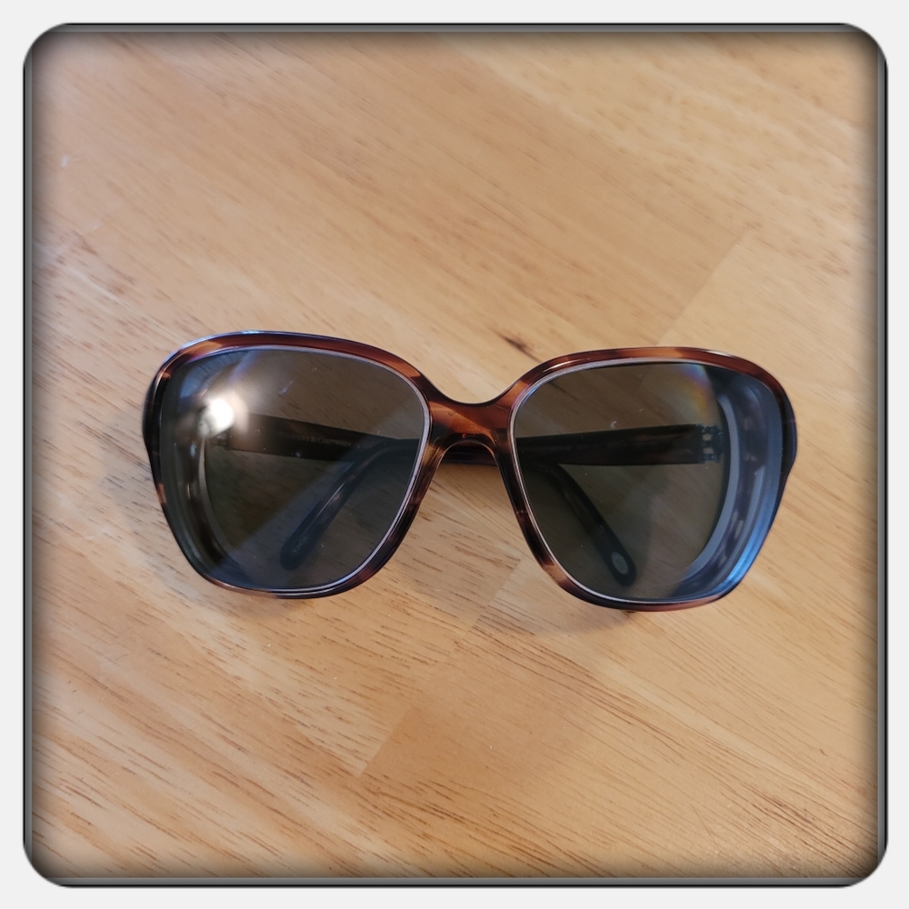 Woman's Brown Tortoise Tiffany And Co Sunglass Frames